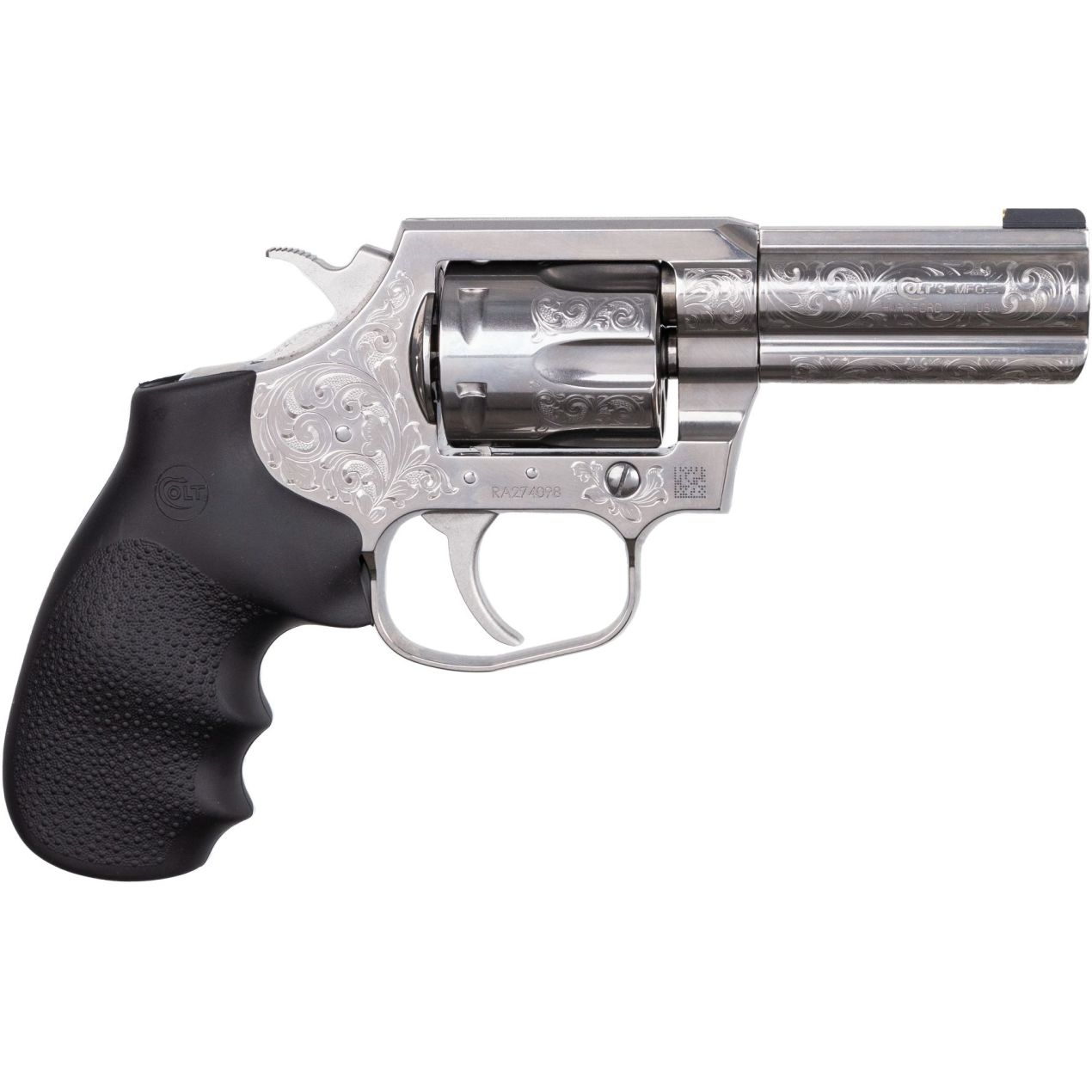 Handguns Colts Manufacturing Cobra 357Magnum|38Special CLT KNG COBRA 357 3SS ENGRAVED • Model: Cobra